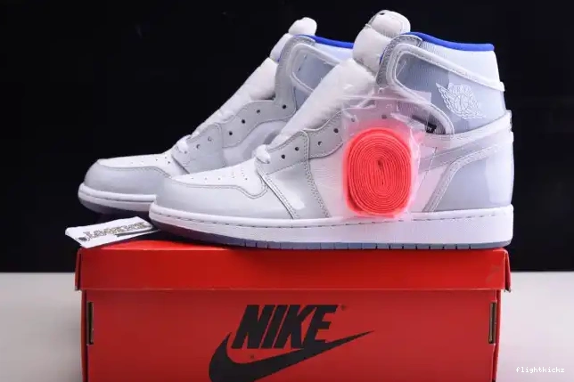 Air CK6637-104 1 High White Jordan Retro Zoom Blue Racer 0630